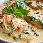 One-Pan Creamy Chicken and Spinach Recipe