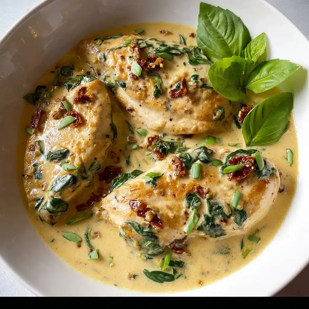 One-Pan Creamy Chicken and Spinach Recipe 5 One-Pan Creamy Chicken and Spinach Recipe - Recipe Image