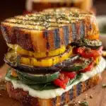 Grilled Veggie & Mozzarella Sandwiches Recipe