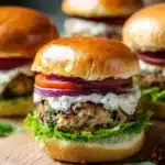 Really Good Spinach Feta Turkey Burgers Recipe