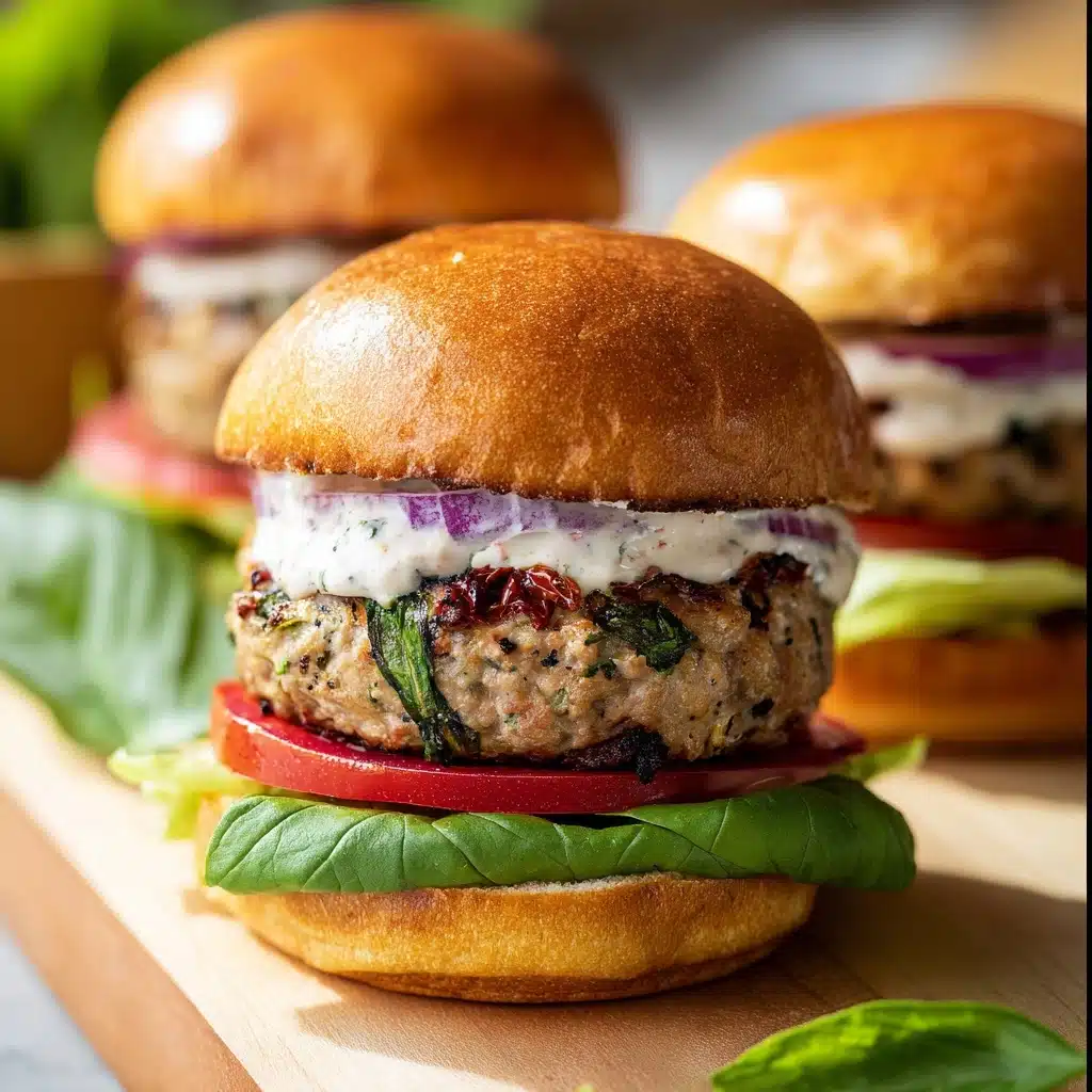 Really Good Spinach Feta Turkey Burgers Recipe 5 Really Good Spinach Feta Turkey Burgers Recipe - Recipe Image