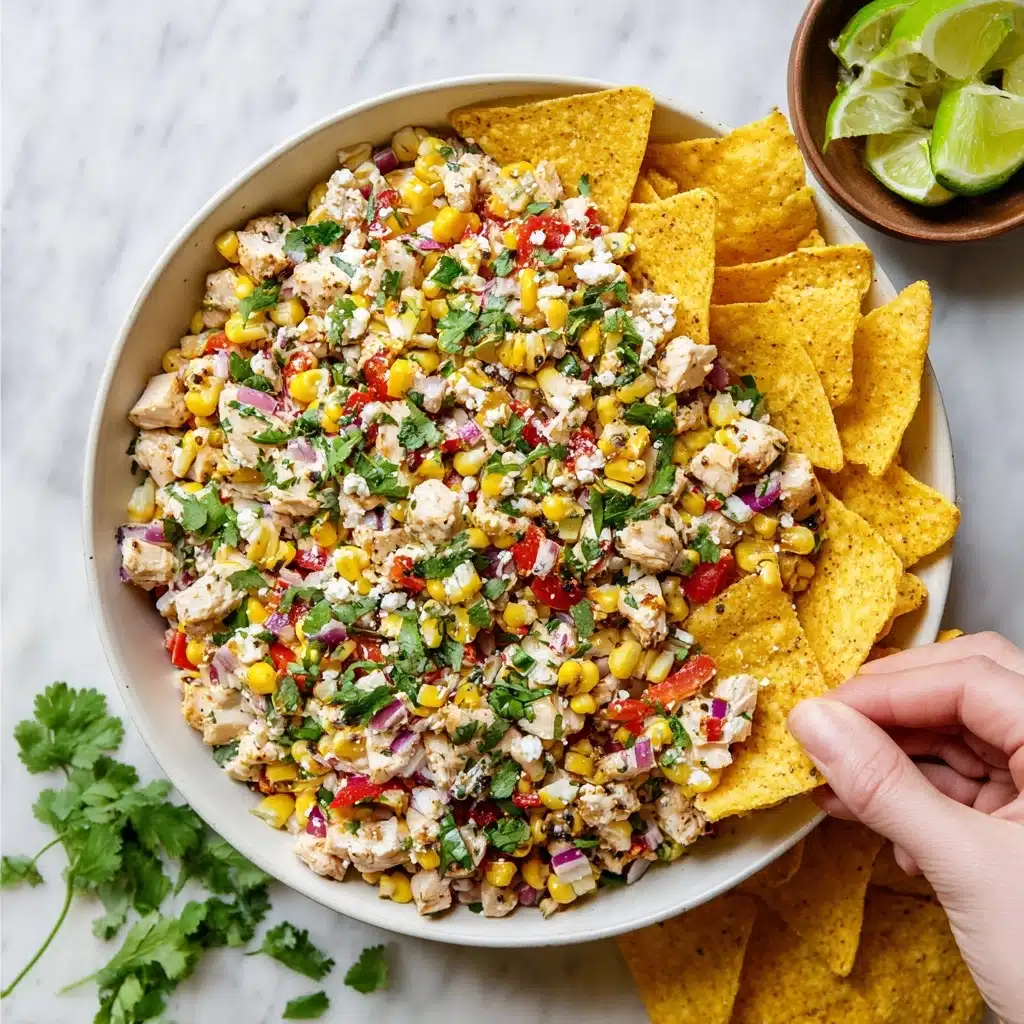 Creamy Elote-Inspired Chicken Salad Recipe 4 Creamy Elote-Inspired Chicken Salad Recipe - Recipe Image