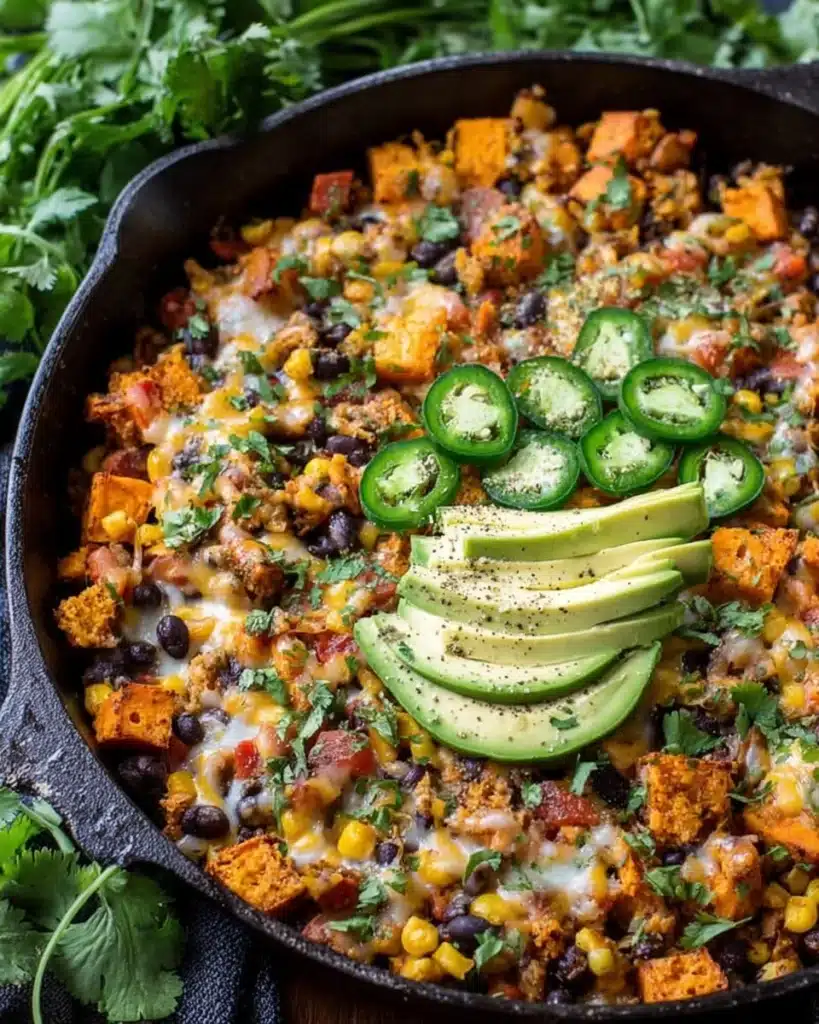 Ground Turkey Sweet Potato Skillet Recipe