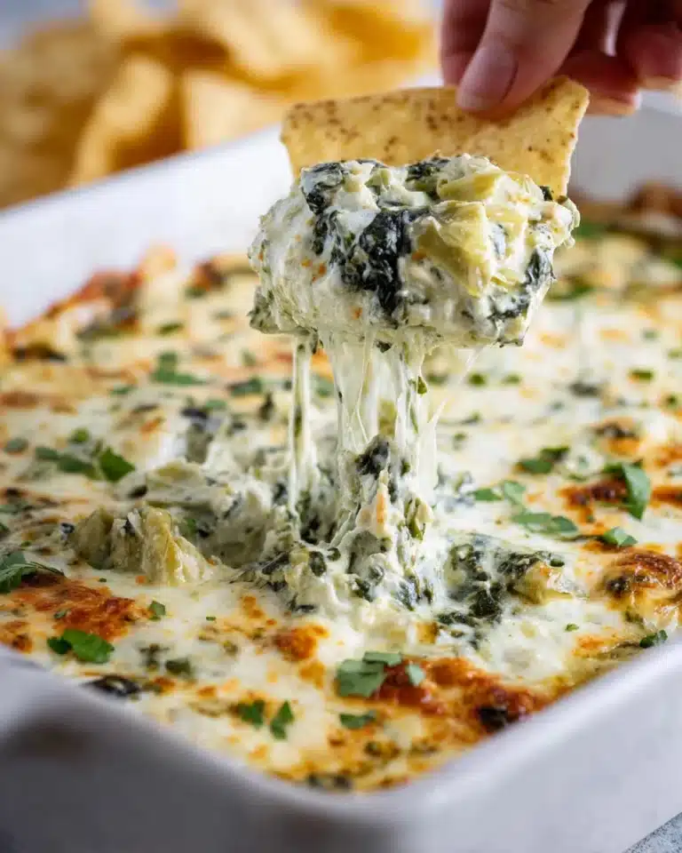 Hot Spinach Artichoke Dip Recipe