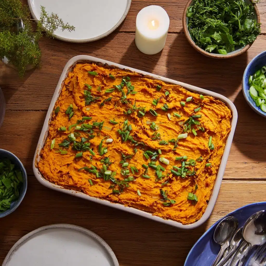 Vegan Shepherd’s Pie with Sweet Potato Recipe 3 Vegan Shepherd’s Pie with Sweet Potato Recipe - Recipe Image