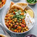 Indian Chickpea Sweet Potato Stew (Vegan, Gluten-Free) Recipe