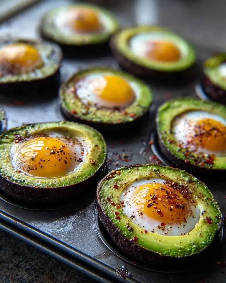 Amazing 4 Avocado Egg Breakfast Cups Recipe