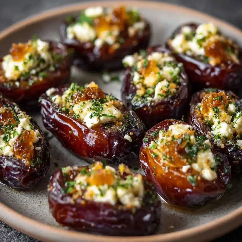 Feta-Parmesan Roasted Stuffed Dates Recipe 5 Feta-Parmesan Roasted Stuffed Dates Recipe - Recipe Image
