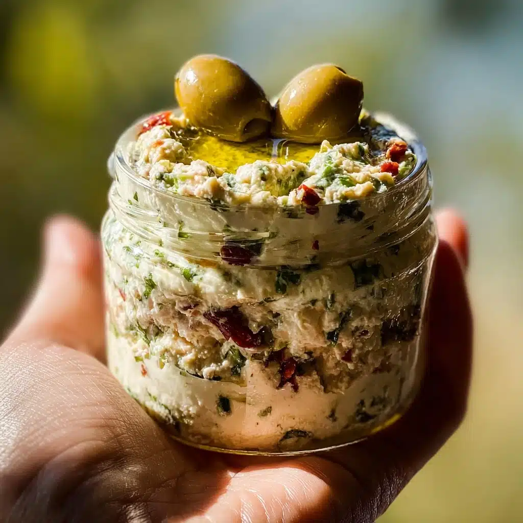 Olive Lovers’ Dream Dip – Creamy Feta & Green Olive Spread Recipe - Recipe Image