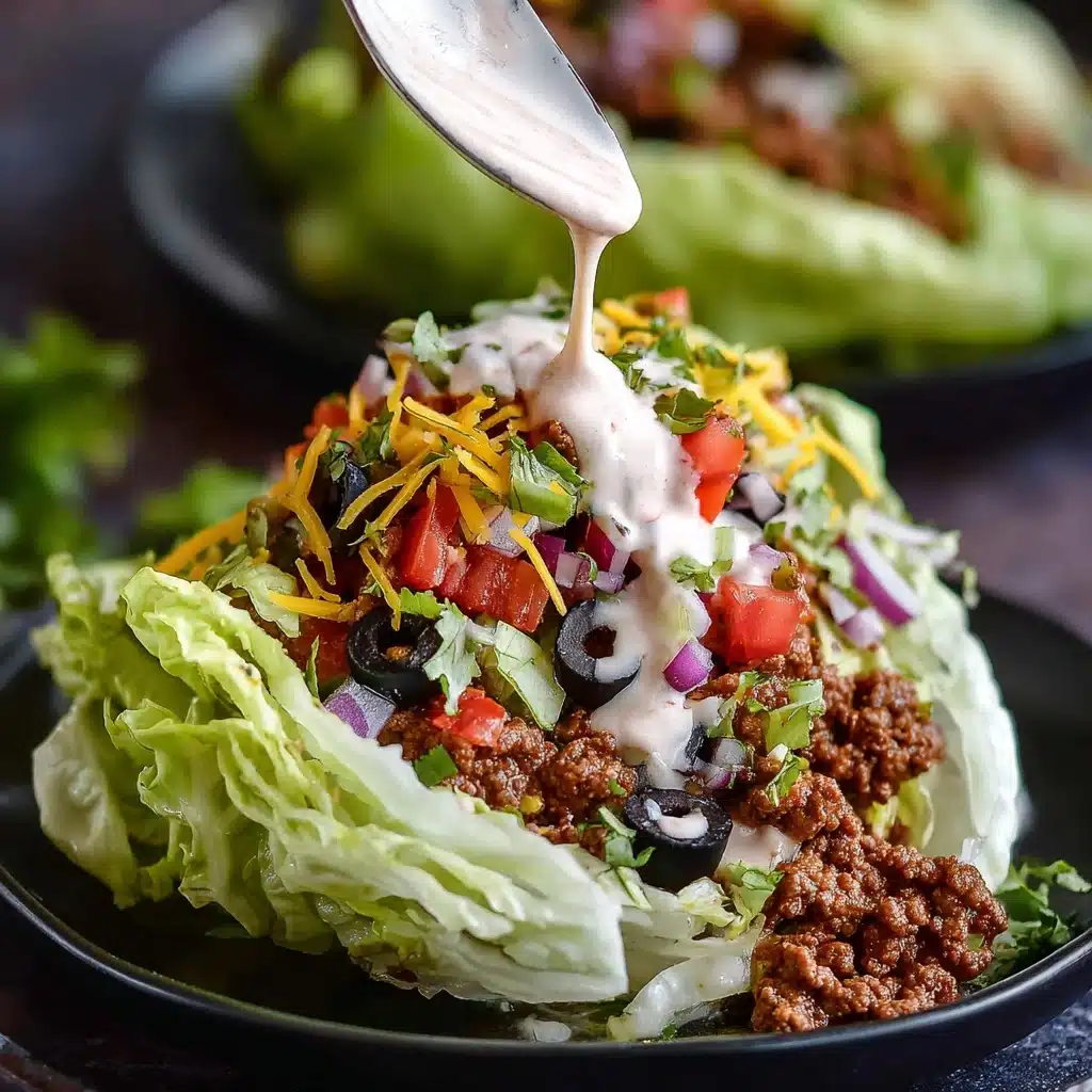 Taco Wedge Salad Recipe - Recipe Image