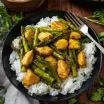 Turmeric Black Pepper Chicken With Asparagus Recipe