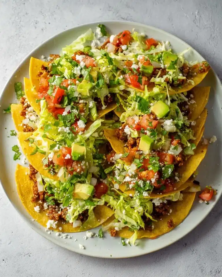 Ground Beef Baked Tacos Recipe