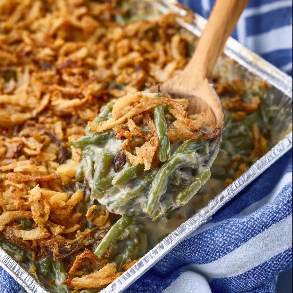 Smoked Green Bean Casserole Recipe - Recipe Image