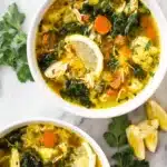 Instant Pot Turmeric Ginger Chicken Soup Recipe