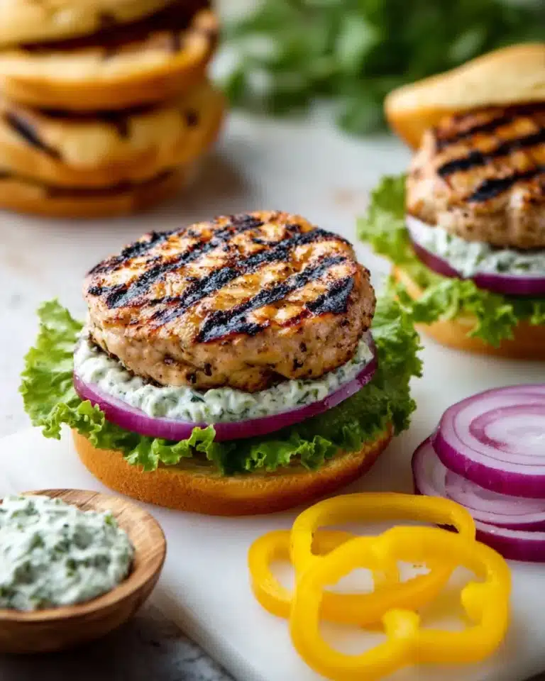 Jalapeño Cheddar Turkey Burgers Recipe