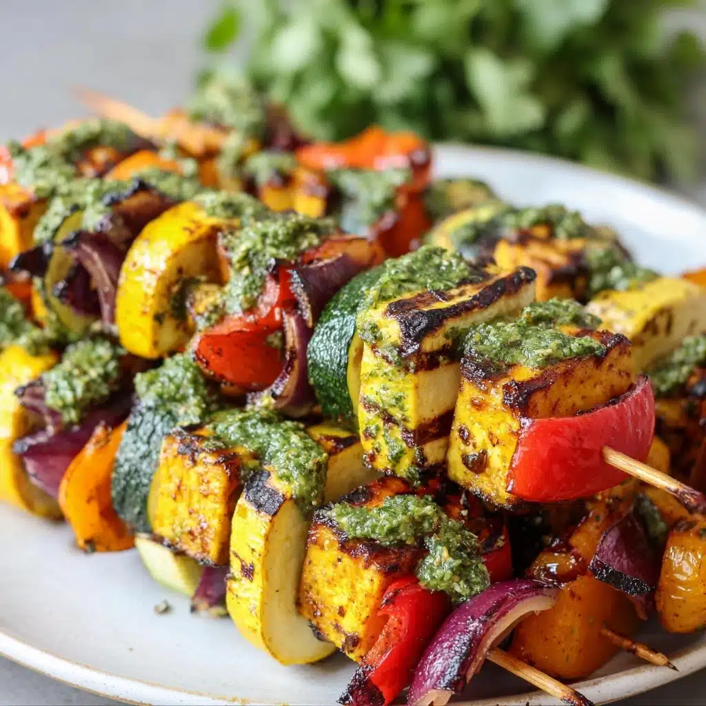 Grilled Vegetable Skewers Recipe 5 Grilled Vegetable Skewers Recipe - Recipe Image