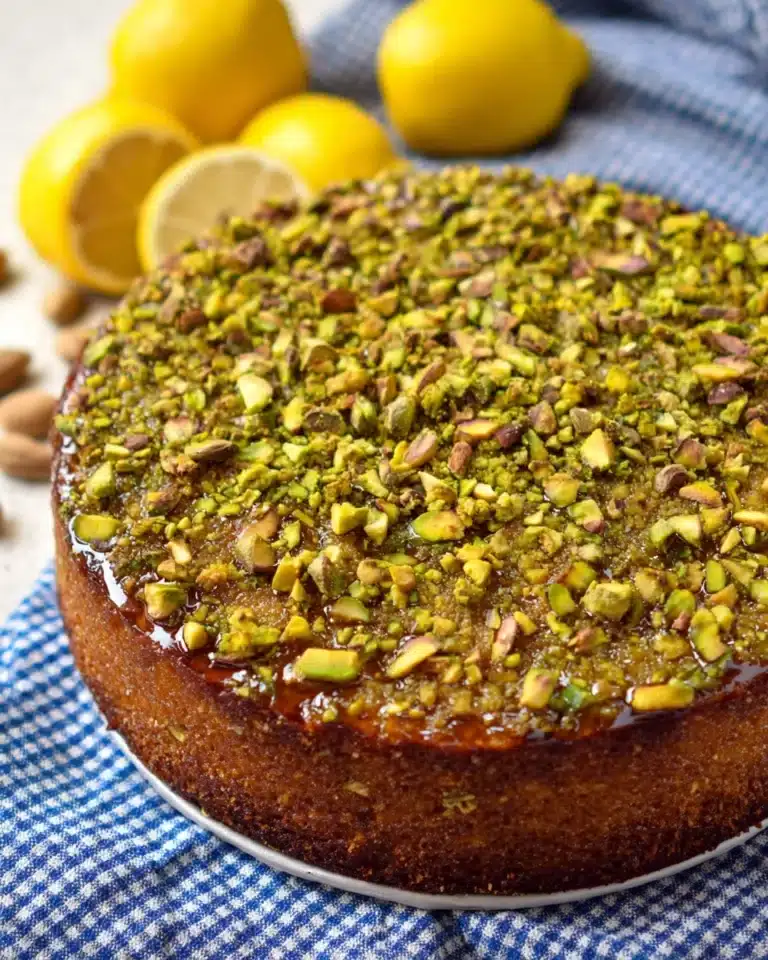Pistachio & Lemon Cake Recipe