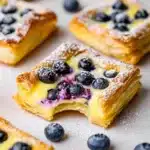 Blueberry & Lemon Cream Cheese Puff Pastry Squares Recipe