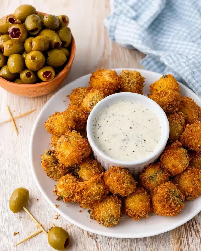 Fried Olives with Garlic Aioli Recipe 10 Fried Olives with Garlic Aioli Recipe