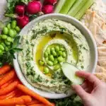 Creamy Hummus-Inspired Edamame Dip Recipe 6 Creamy Hummus-Inspired Edamame Dip Recipe