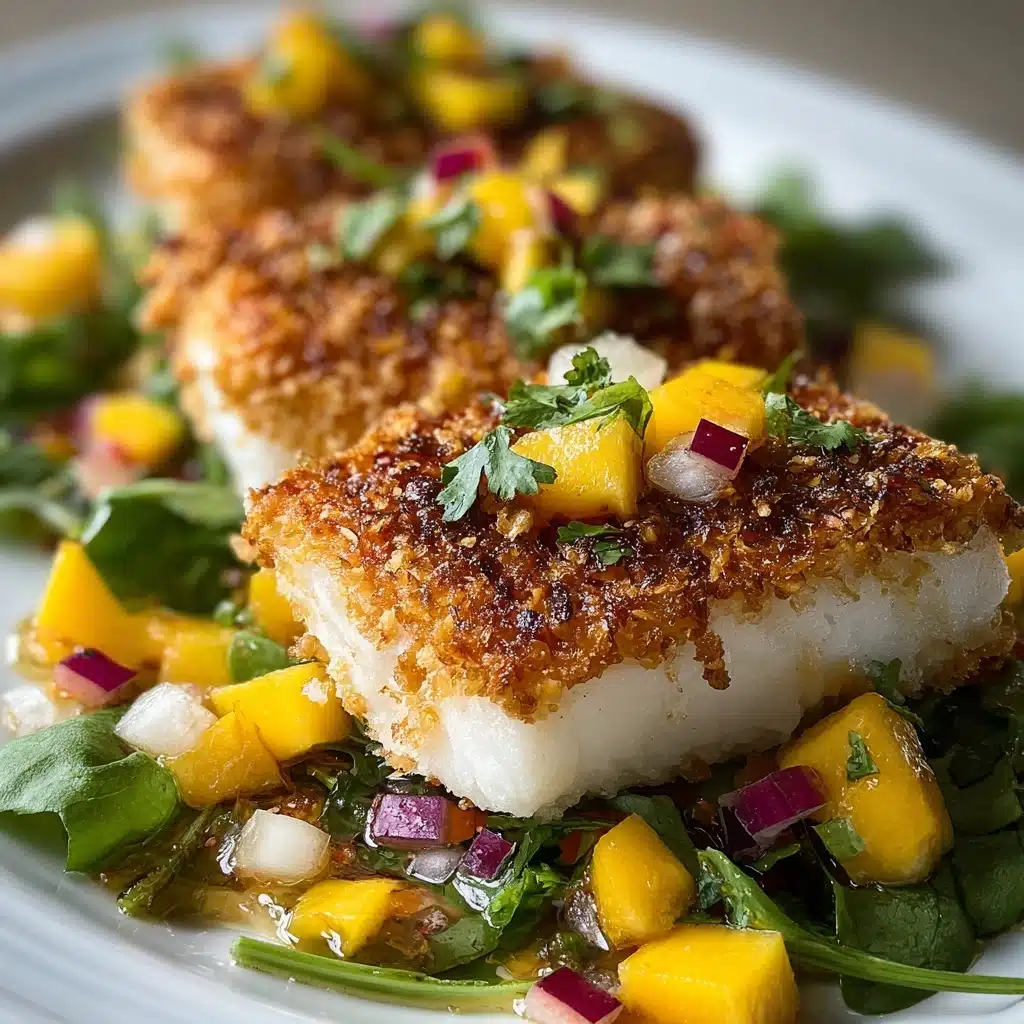 Crispy Baked Halibut Recipe - Recipe Image