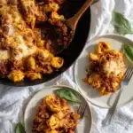 Cheesy Baked Tortellini Casserole Recipe