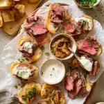 Steak Crostini with Horseradish Cream Recipe 4 Steak Crostini with Horseradish Cream Recipe