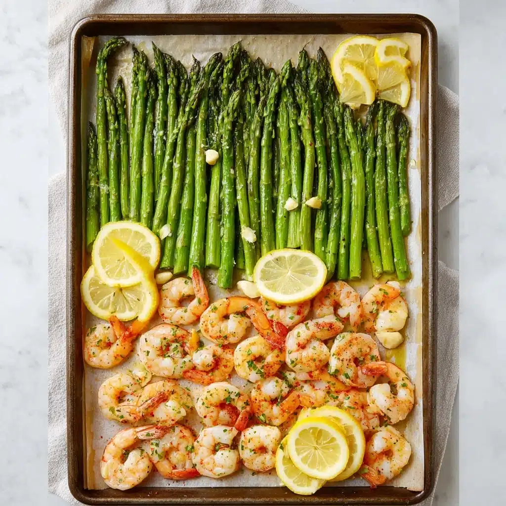 Sheet pan Asparagus and Shrimp Recipe 5 Sheet pan Asparagus and Shrimp Recipe - Recipe Image