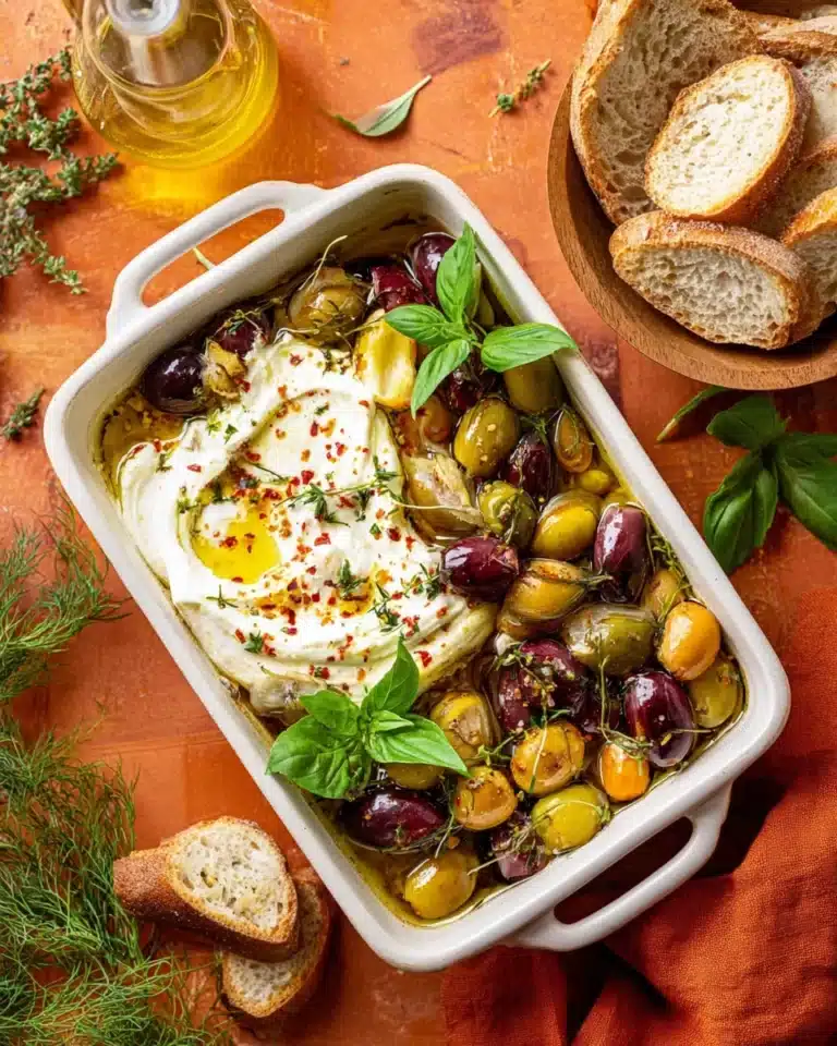 Herb Roasted Olives with Burrata Recipe 12 Herb Roasted Olives with Burrata Recipe