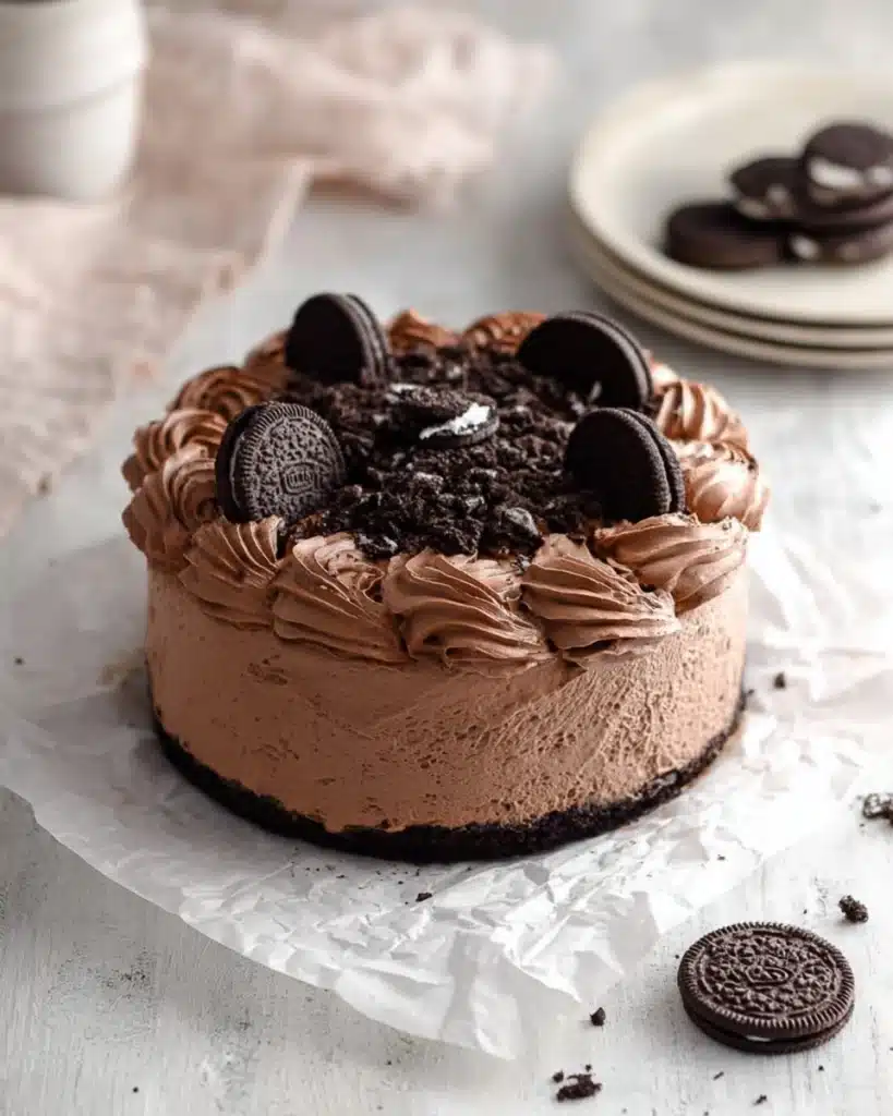 Chocolate Oreo Ice Box Cake Recipe