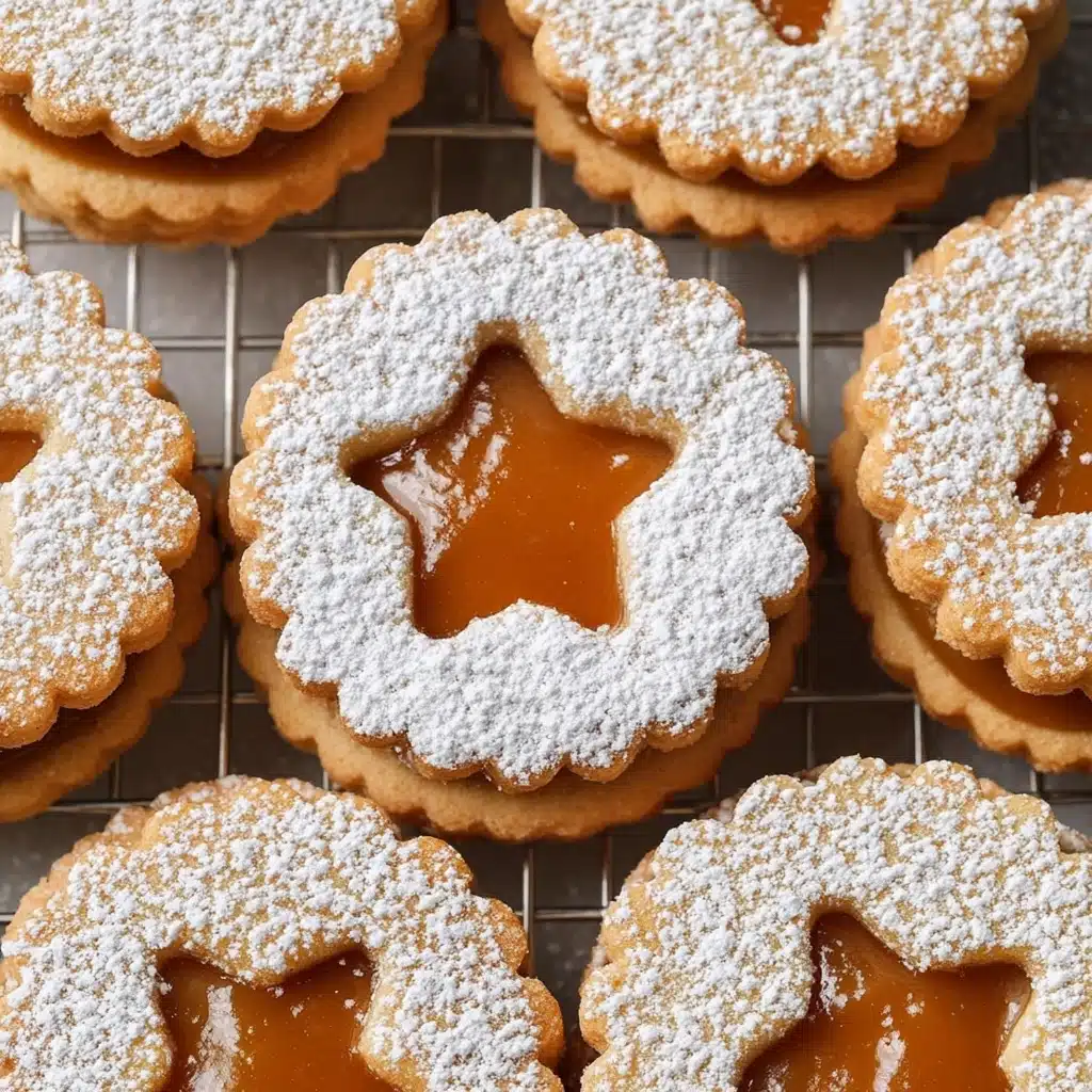 Salted Caramel Linzer Cookies Recipe 5 Salted Caramel Linzer Cookies Recipe - Recipe Image