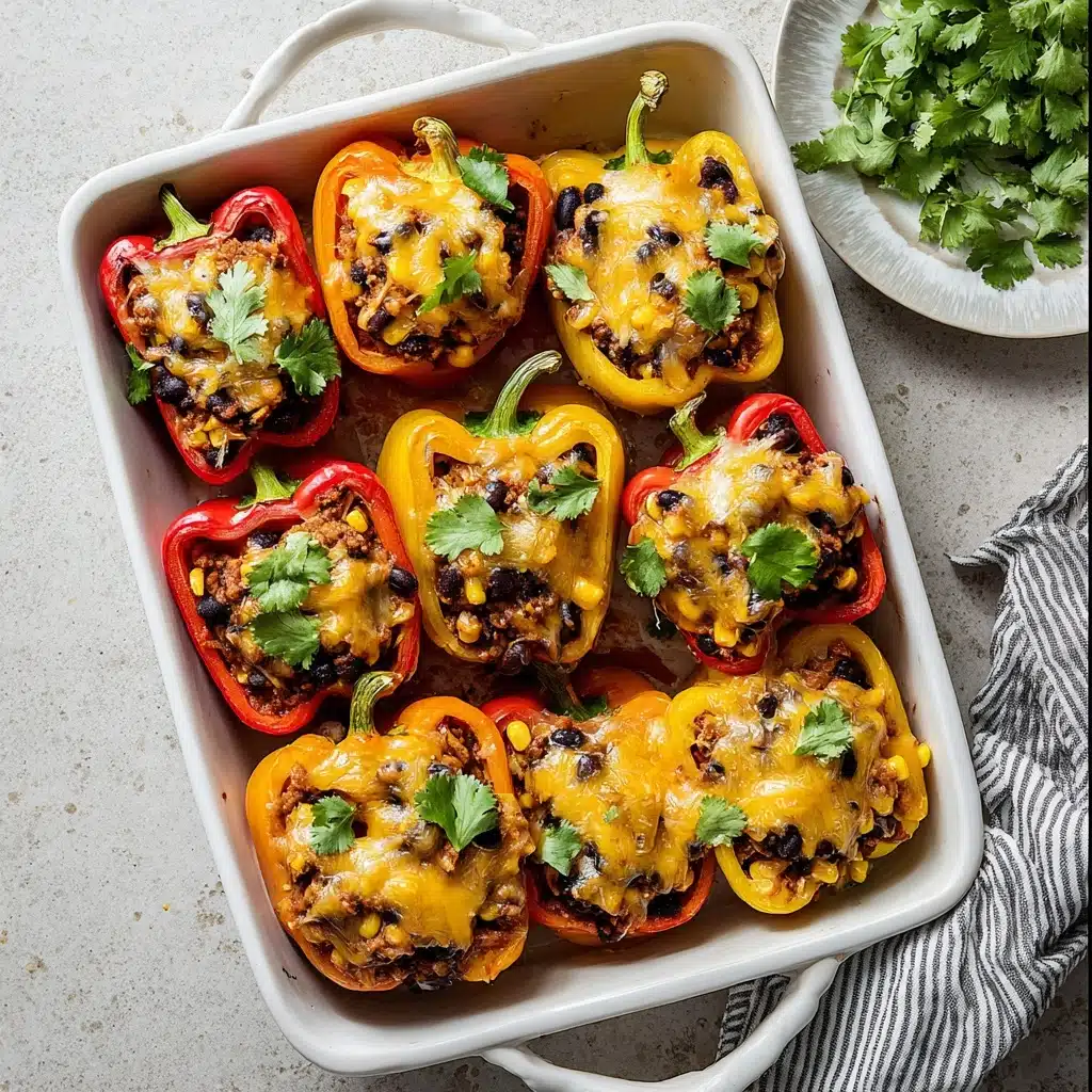 Extra Veggie Turkey Taco Stuffed Bell Peppers Recipe 5 Extra Veggie Turkey Taco Stuffed Bell Peppers Recipe - Recipe Image