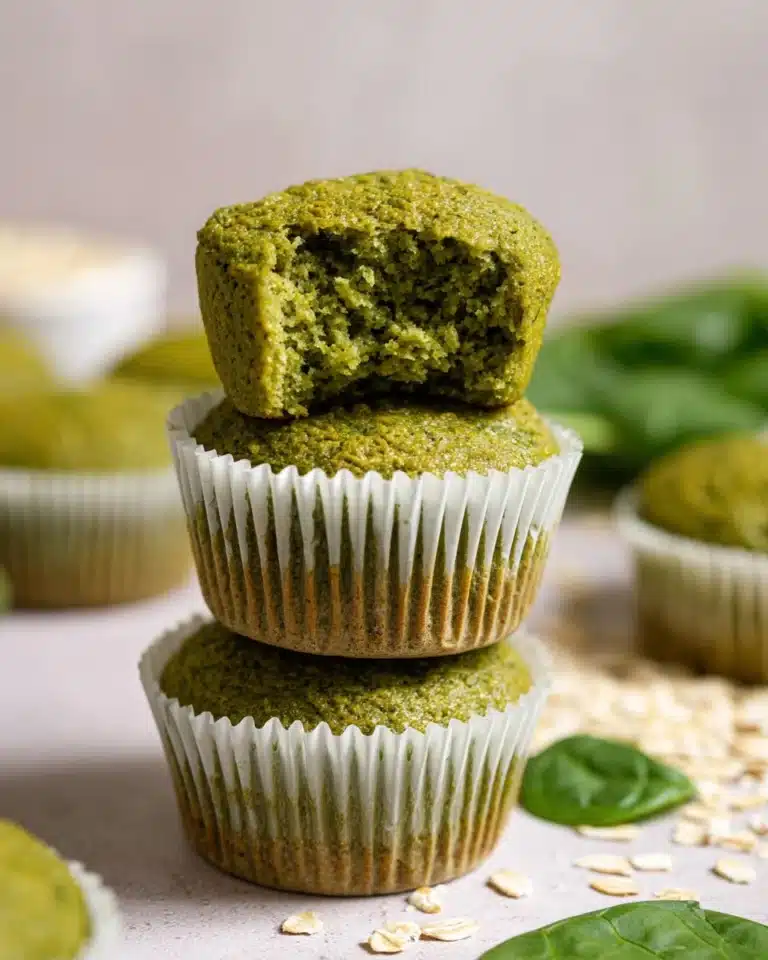 Oatmeal Green Smoothie Muffins Recipe