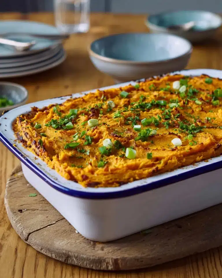 Vegan Shepherd’s Pie with Sweet Potato Recipe