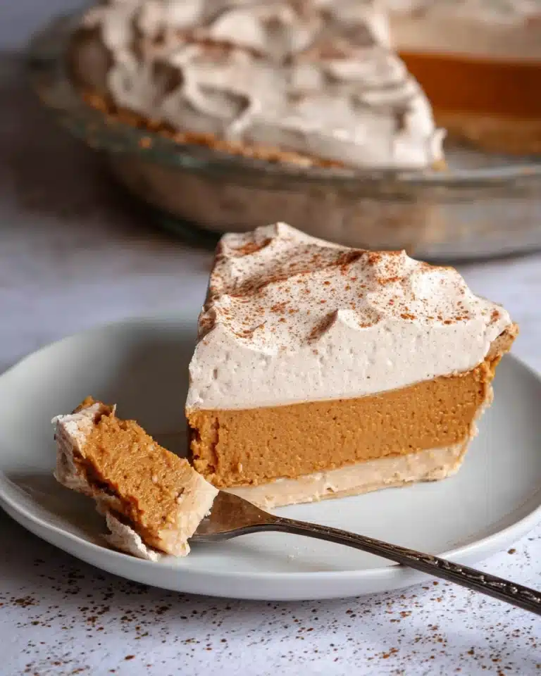 Double Layer Pumpkin Pie Recipe