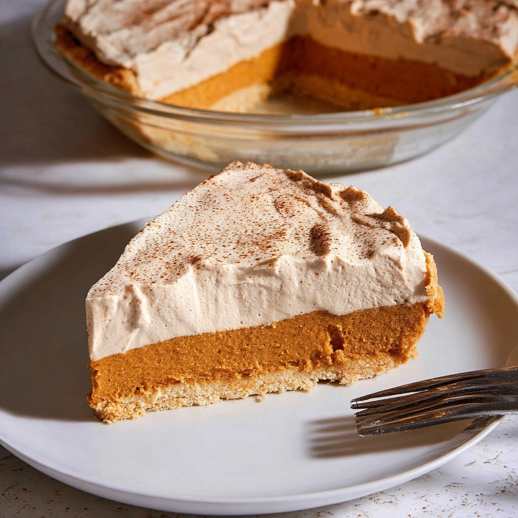 Double Layer Pumpkin Pie Recipe - Recipe Image