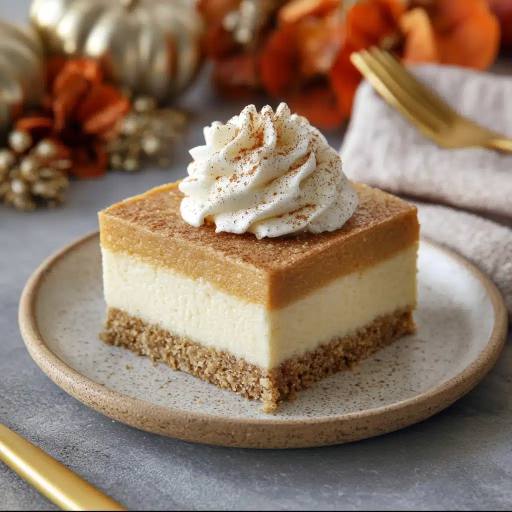 Pumpkin Cheesecake Bars Recipe - Recipe Image