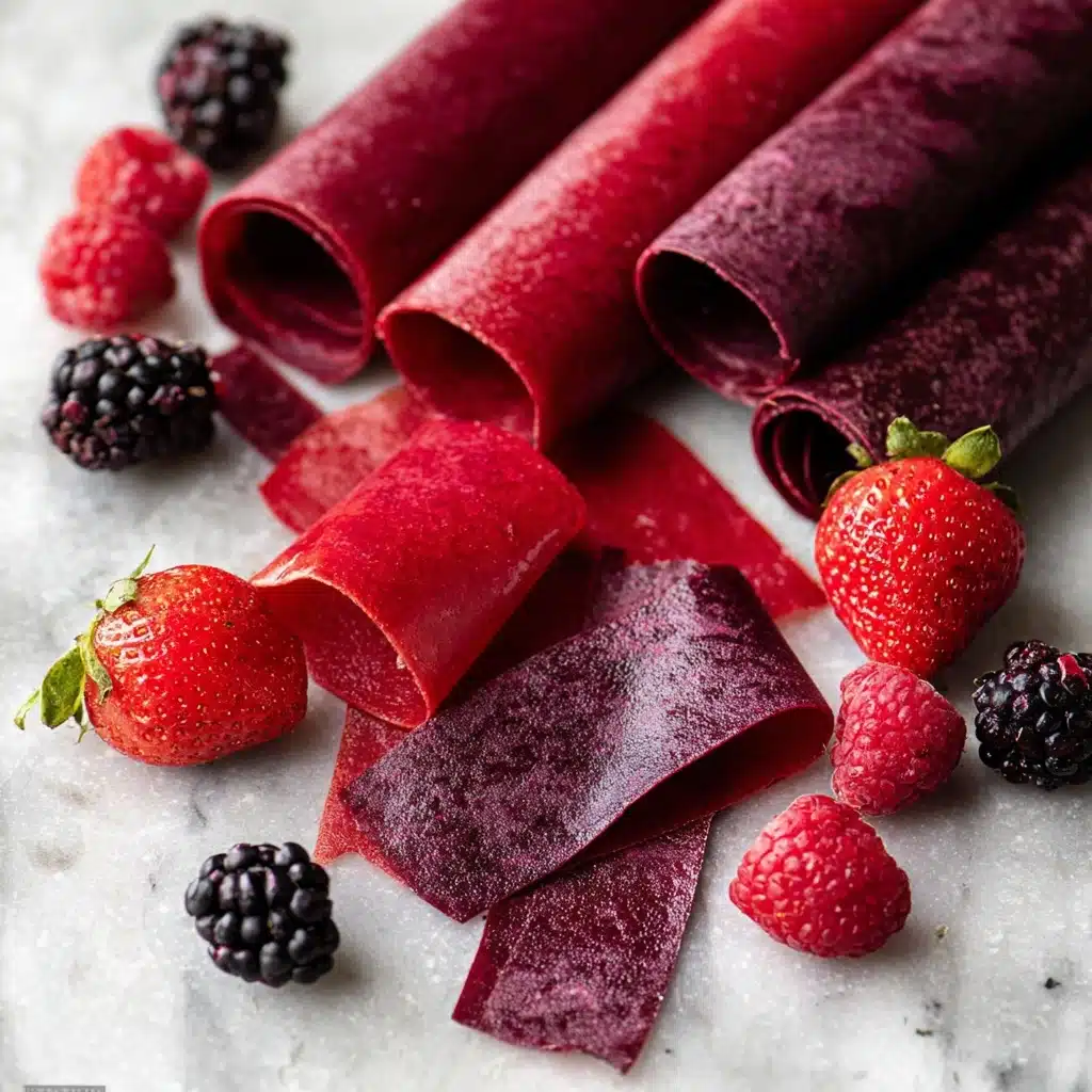 Homemade Fruit Roll-Ups Recipe 4 Homemade Fruit Roll-Ups Recipe - Recipe Image
