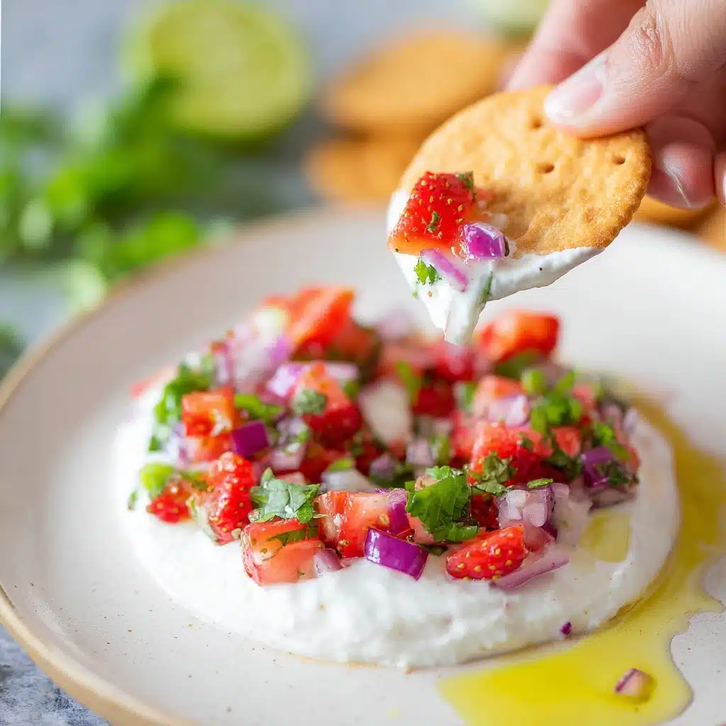 Strawberry Pico de Gallo With Greek Yogurt Recipe 4 Strawberry Pico de Gallo With Greek Yogurt Recipe - Recipe Image