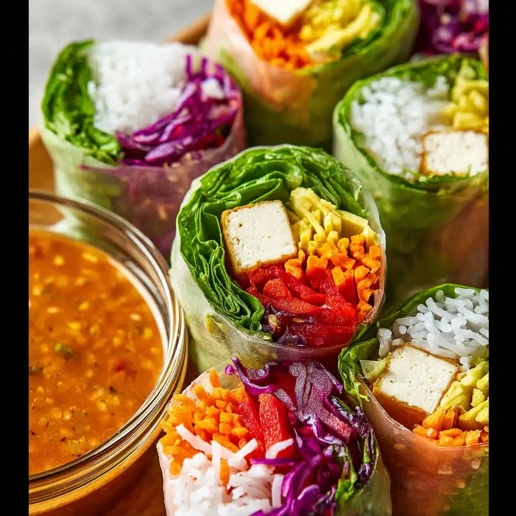 Tofu Spring Rolls With Hoisin Peanut Sauce Recipe 5 Tofu Spring Rolls With Hoisin Peanut Sauce Recipe - Recipe Image