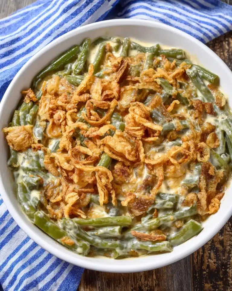 Smoked Green Bean Casserole Recipe