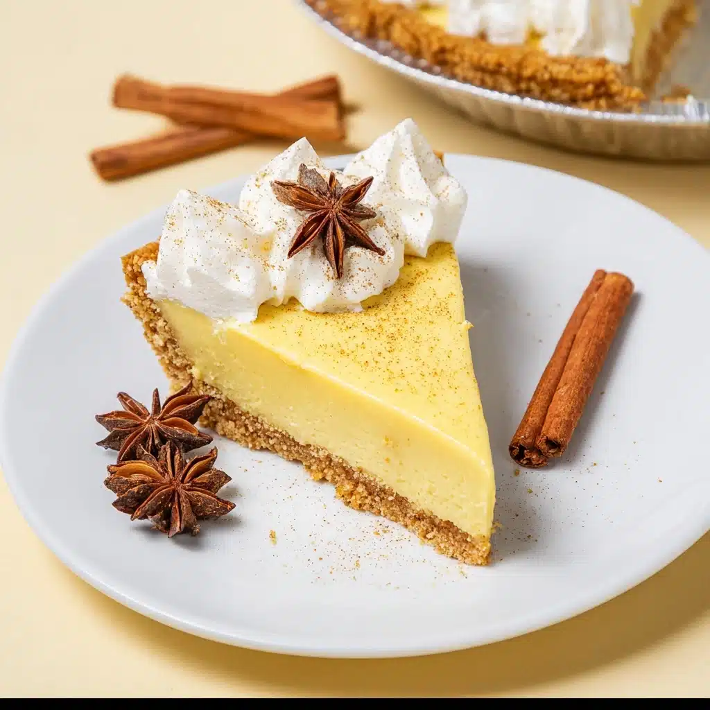 Eggnog Pie (No Bake Recipe) Recipe 4 Eggnog Pie (No Bake Recipe) Recipe - Recipe Image