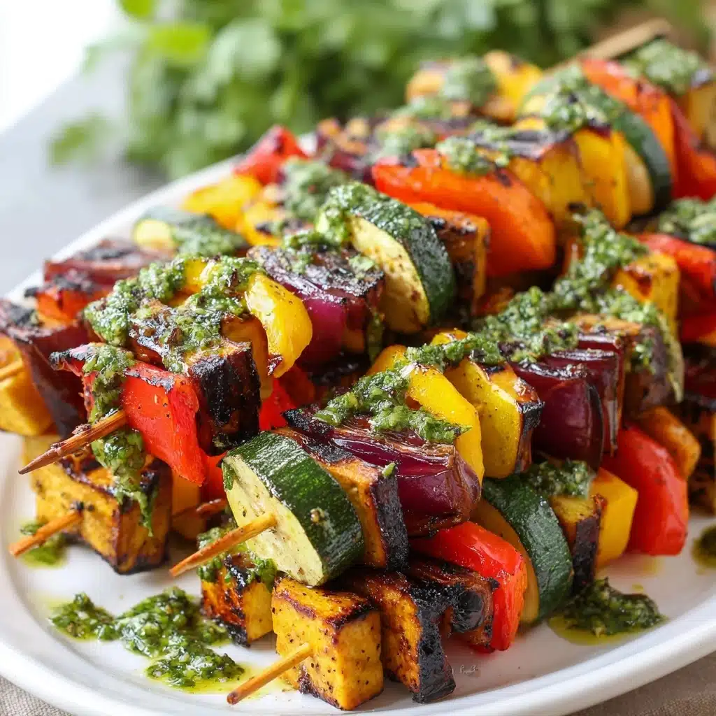 Grilled Vegetable Skewers Recipe 4 Grilled Vegetable Skewers Recipe - Recipe Image