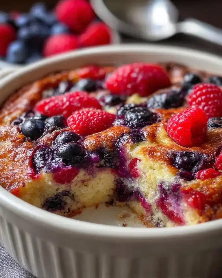 High Protein Berry Bake: A Delicious & Healthy Recipe