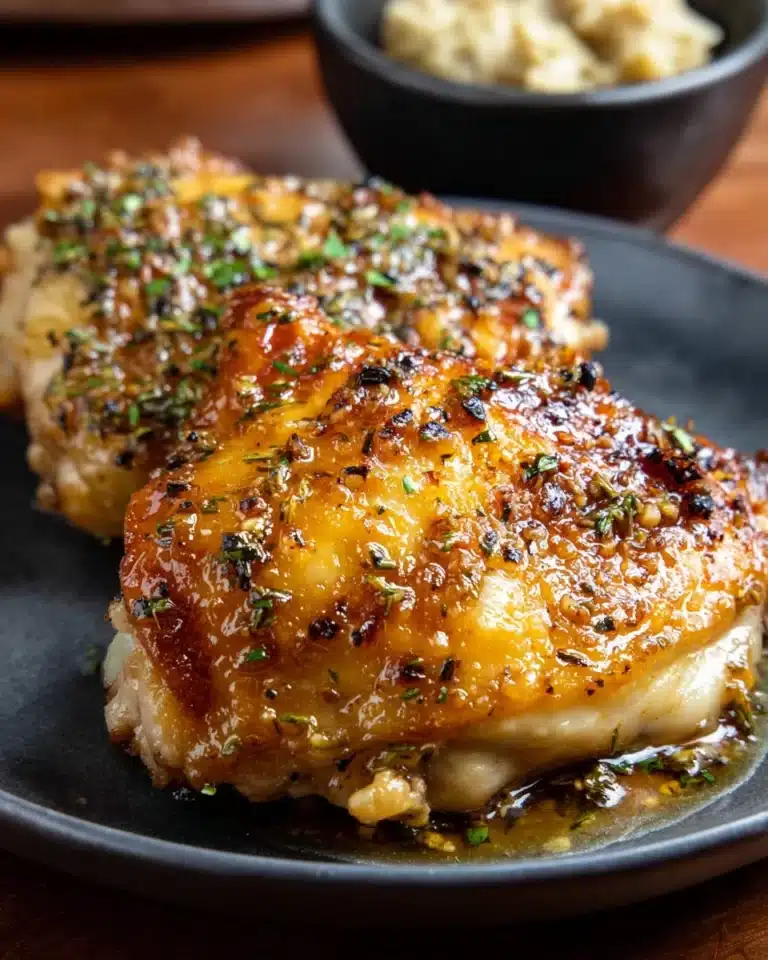 Cowboy Butter Chicken Thighs Recipe