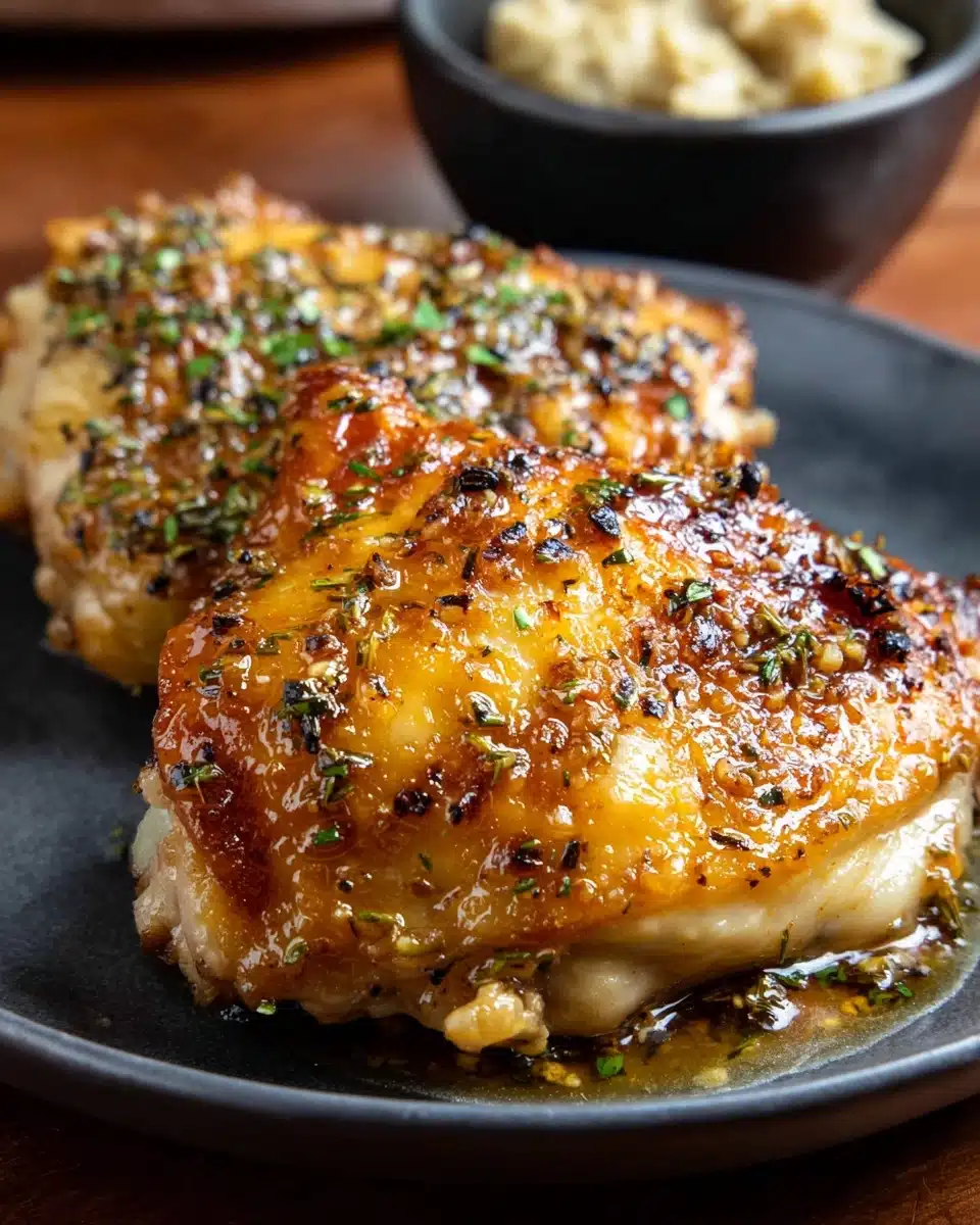 Cowboy Butter Chicken Thighs Recipe - Recipe Image