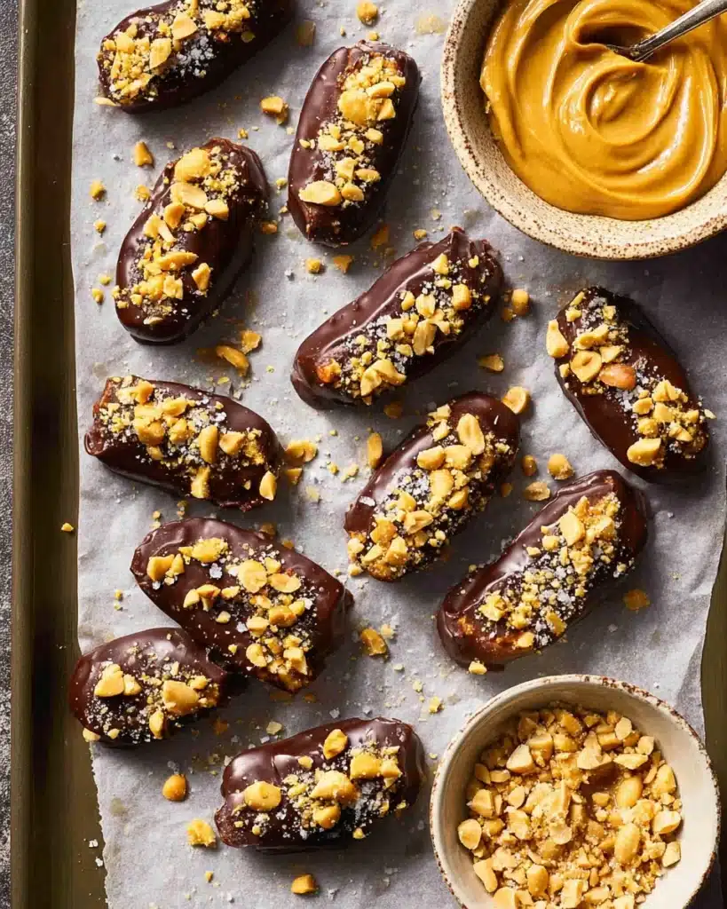 Chocolate Covered Stuffed Dates Recipe