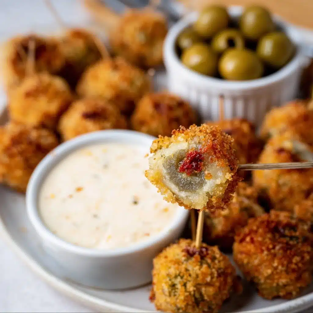Fried Olives with Garlic Aioli Recipe 3 Fried Olives with Garlic Aioli Recipe - Recipe Image