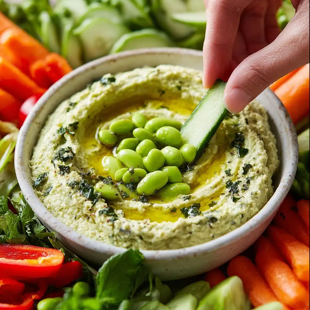 Creamy Hummus-Inspired Edamame Dip Recipe 4 Creamy Hummus-Inspired Edamame Dip Recipe - Recipe Image