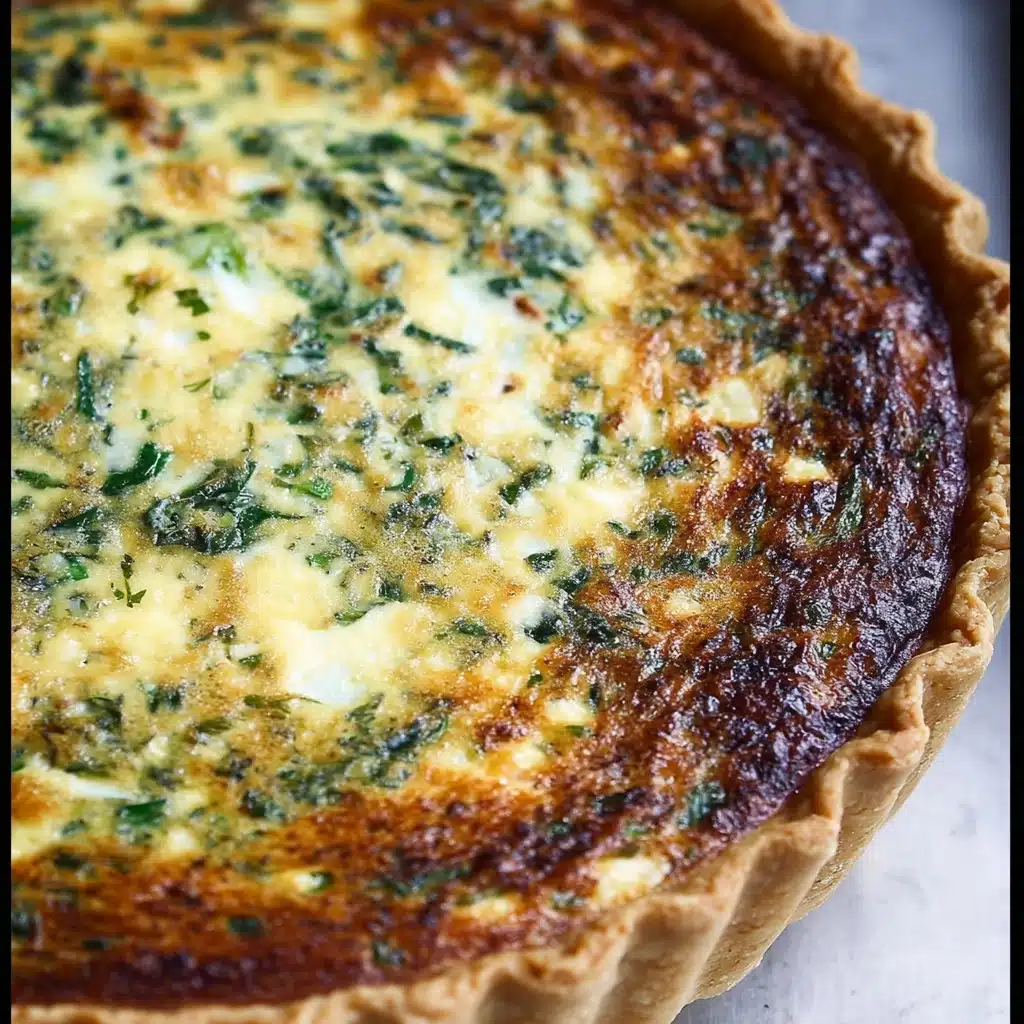 Spinach and Artichoke Quiche Recipe 4 Spinach and Artichoke Quiche Recipe - Recipe Image
